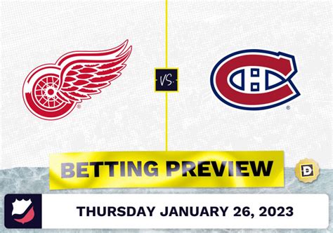 red wings vs canadiens prediction